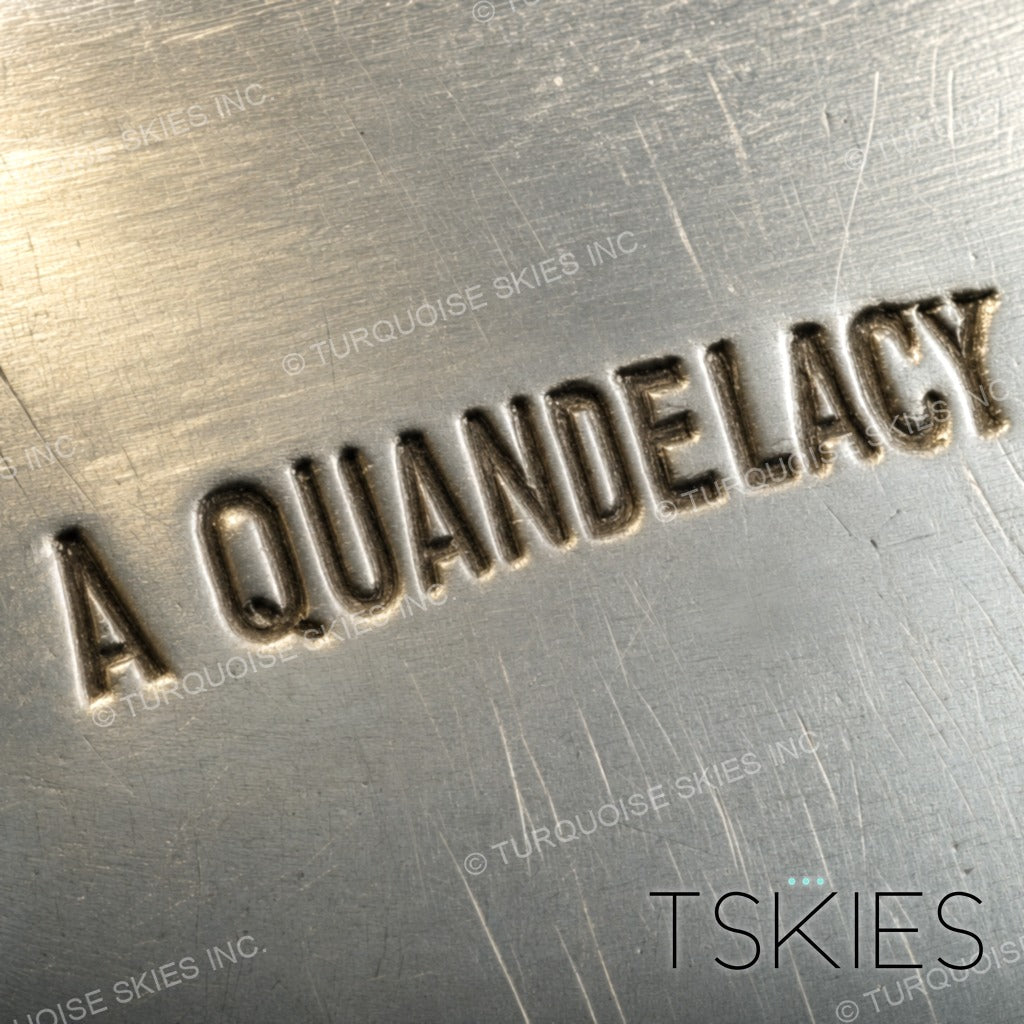 Documented sterling silver hallmark of Andres Quandelacy, Zuni silversmith - Native American maker's mark