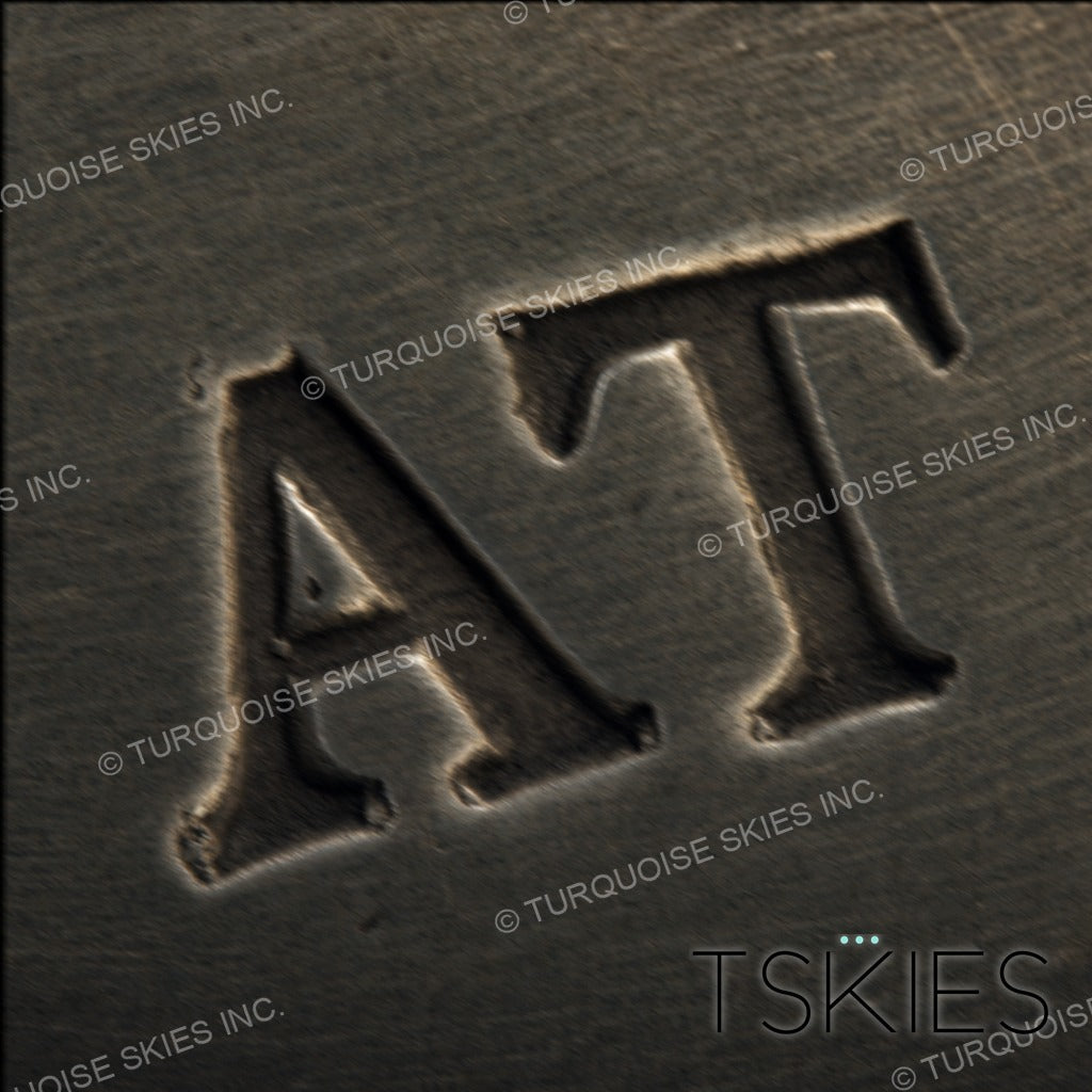 Documented sterling silver hallmark of Art Tafoya, Yaqui silversmith - Native American maker's mark