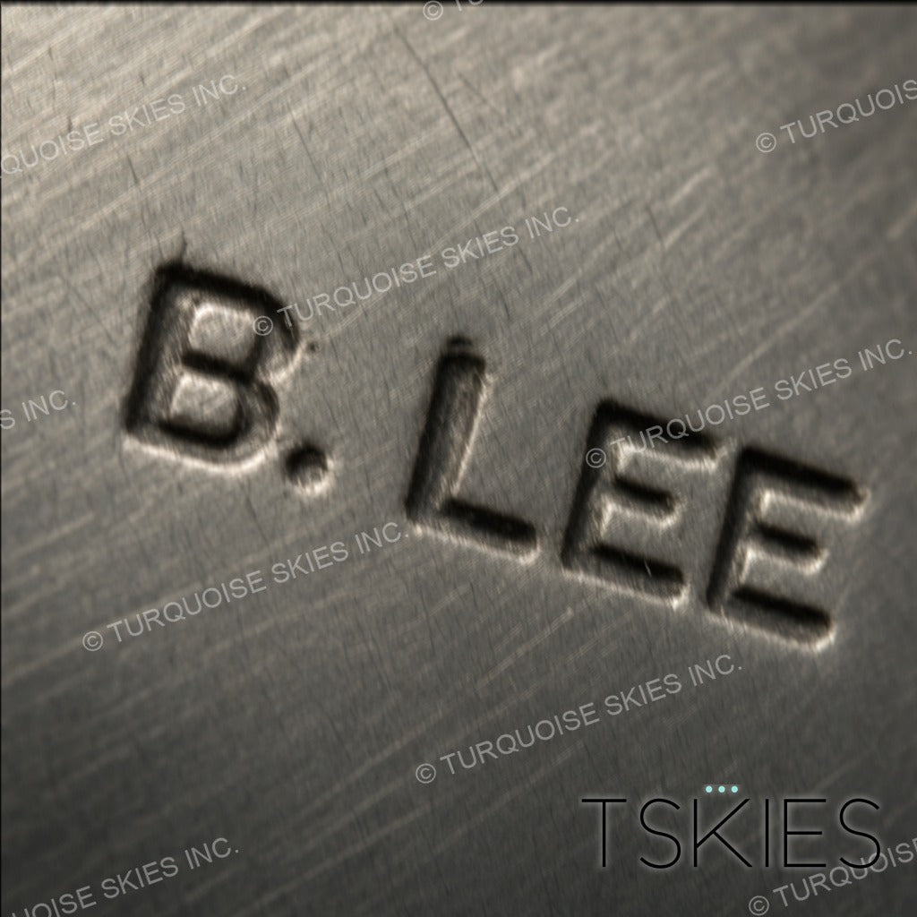 Documented sterling silver hallmark of Betty Lee, Navajo silversmith - Native American maker's mark