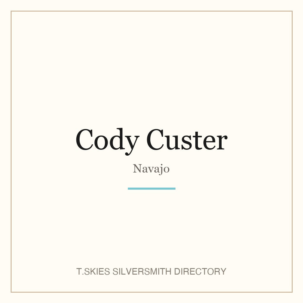 Name-card for Cody Custer (Navajo)