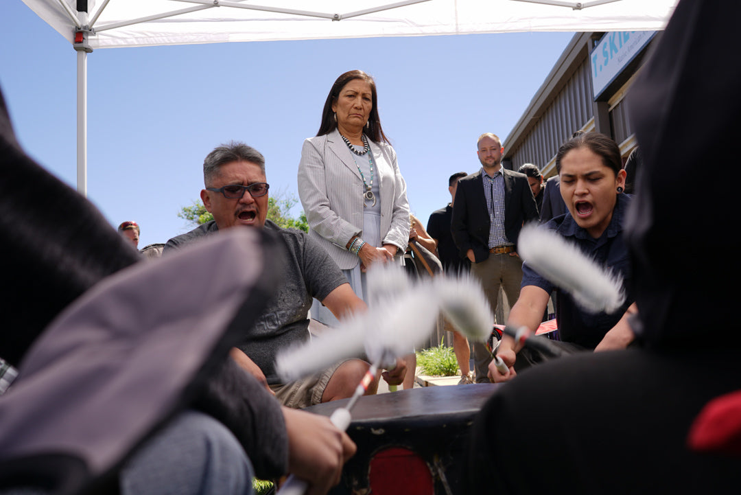 Grand opening of the T.Skies Co-Op honored by U.S. Secretary of the Interior Deb Haaland