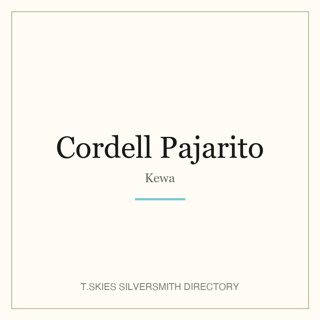 Name-card for Cordell Pajarito (Kewa)