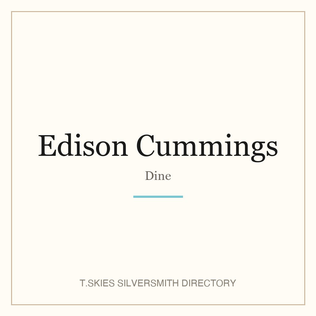 Edison Cummings hallmark namecard