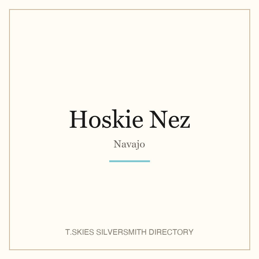 Hoskie Nez hallmark namecard