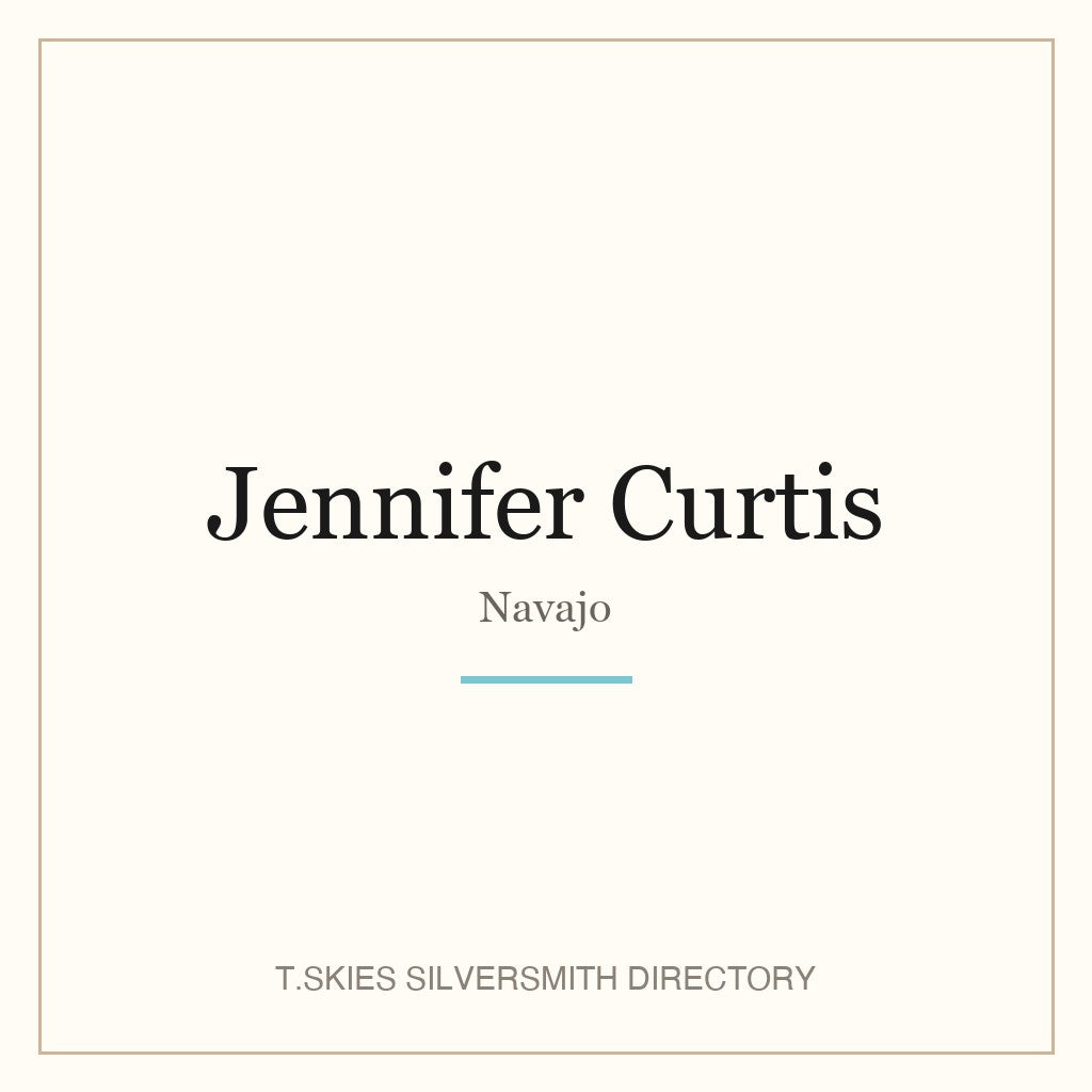 Name-card for Jennifer Curtis (Navajo)