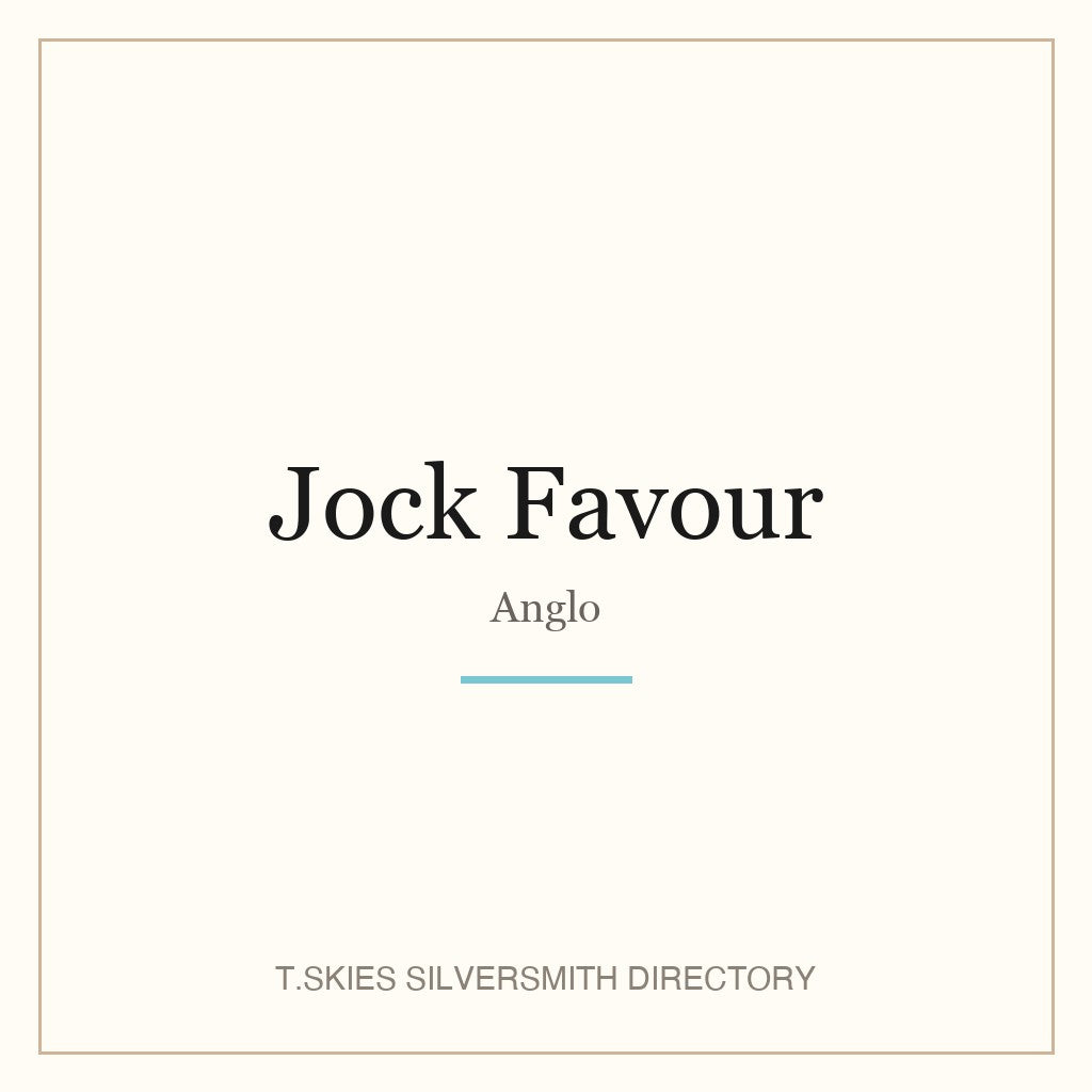 Jock Favour hallmark namecard