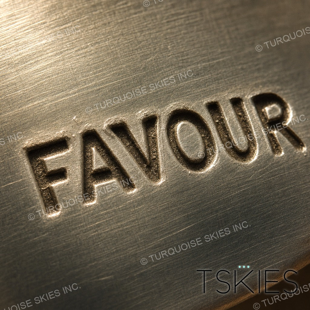 Documented sterling silver hallmark of Jock Favour, Anglo silversmith - Native American maker's mark