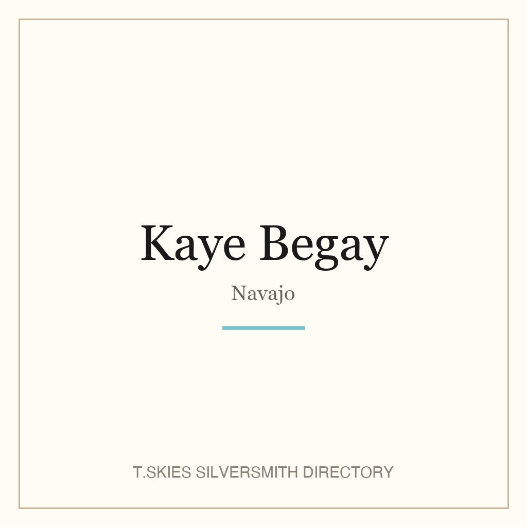 Kaye Begay hallmark namecard