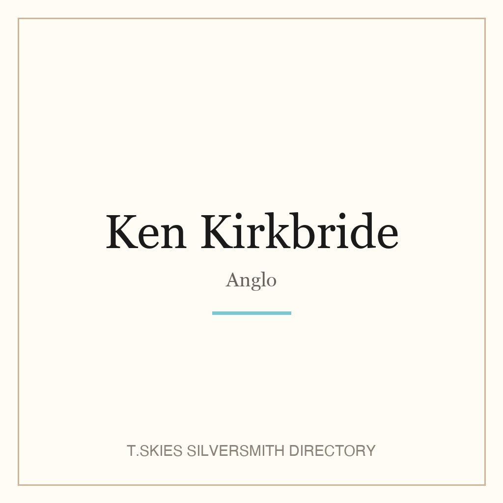 Name-card for Ken Kirkbride (Anglo)