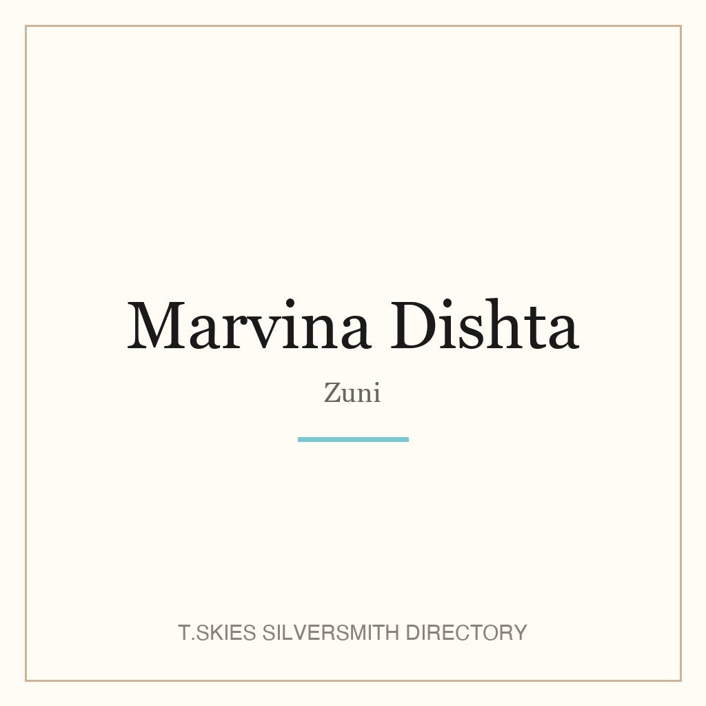 Name-card for Marvina Dishta (Zuni)