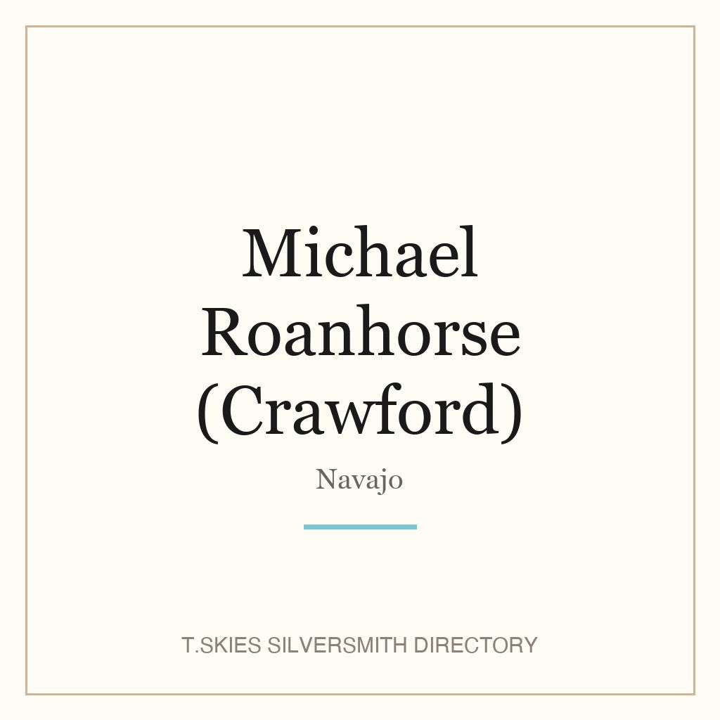 Michael Roanhorse (Crawford) hallmark namecard
