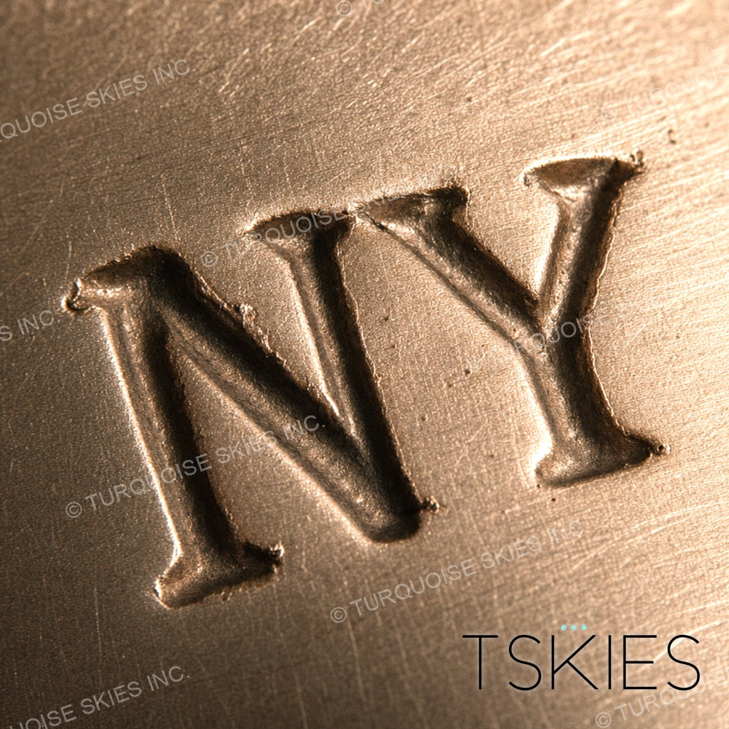 Documented sterling silver hallmark of Nita Yuselew, Zuni silversmith - Native American maker's mark