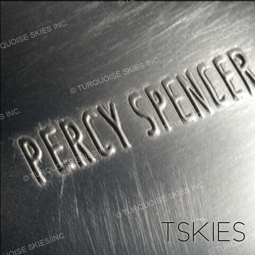 Documented sterling silver hallmark of Percy Spencer, Navajo silversmith - Native American maker's mark