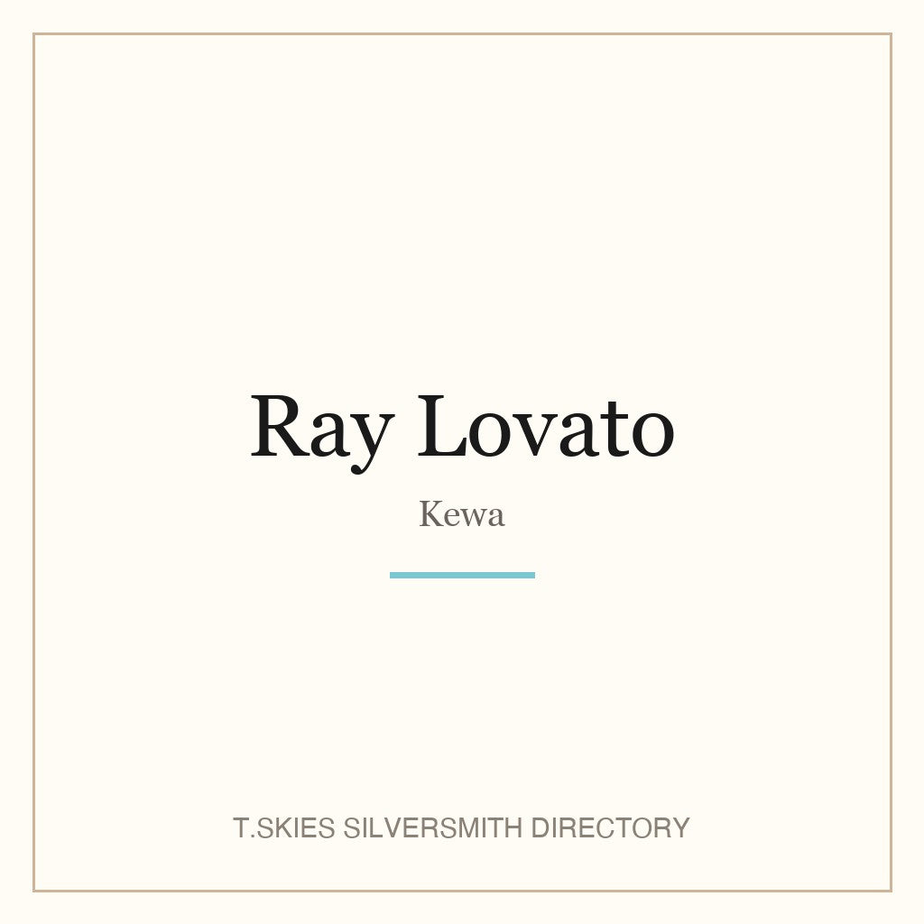 Name-card for Ray Lovato (Kewa)