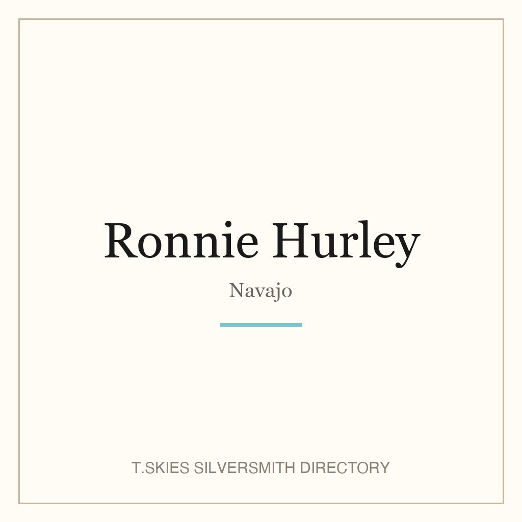 Name-card for Ronnie Hurley (Navajo)