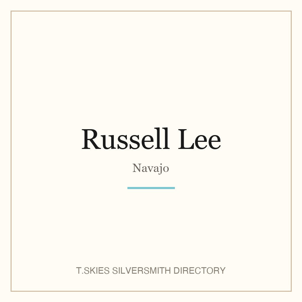 Russell Lee hallmark namecard