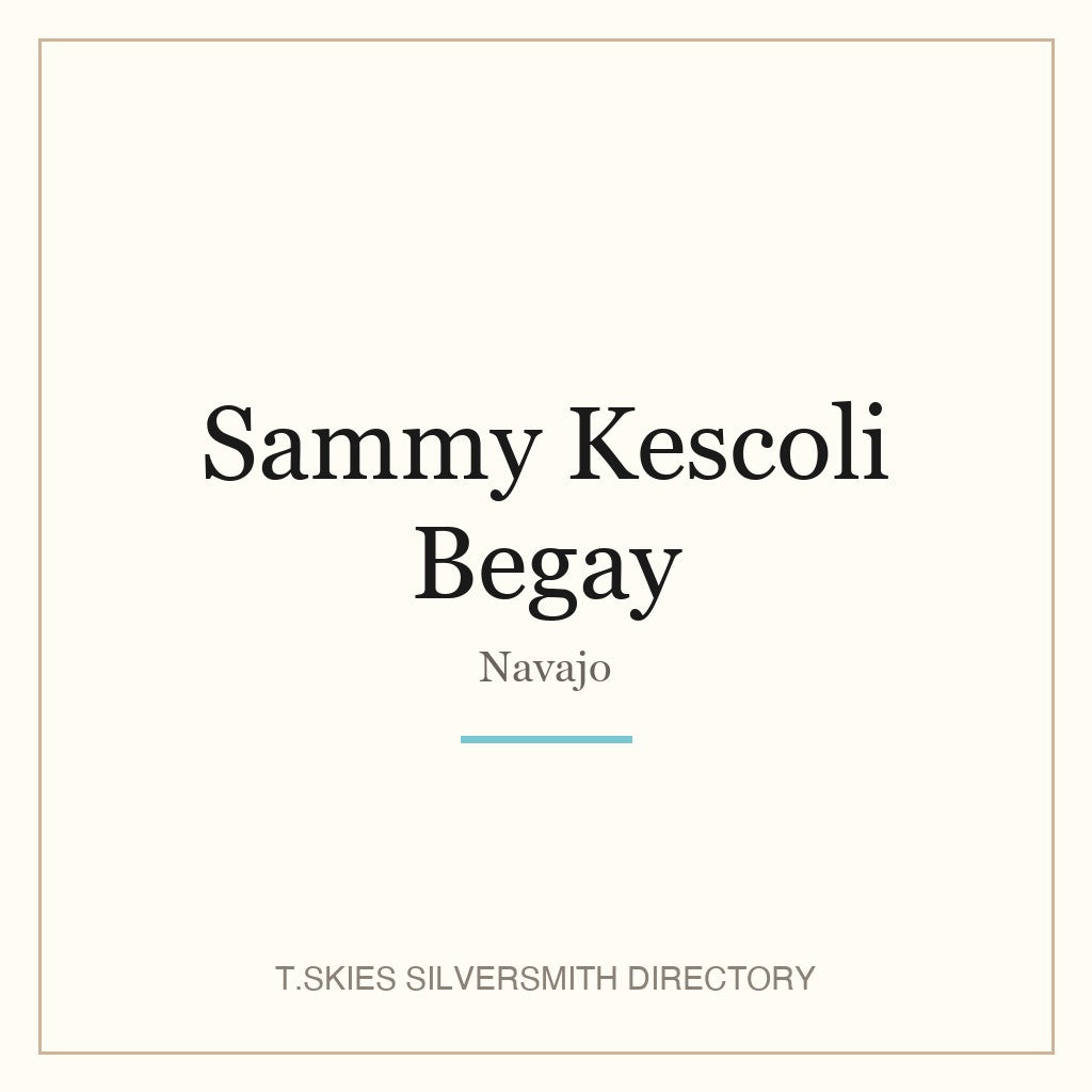 Sammy Kescoli Begay hallmark namecard
