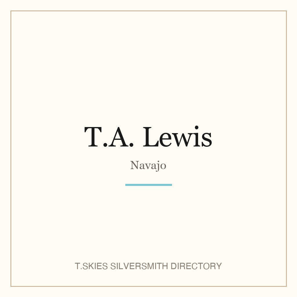 T.A. Lewis hallmark namecard