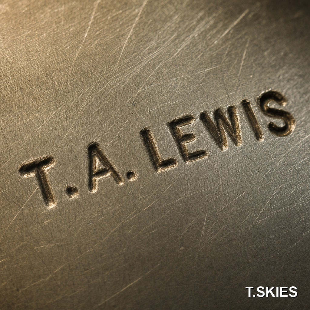 T.A. Lewis hallmark namecard