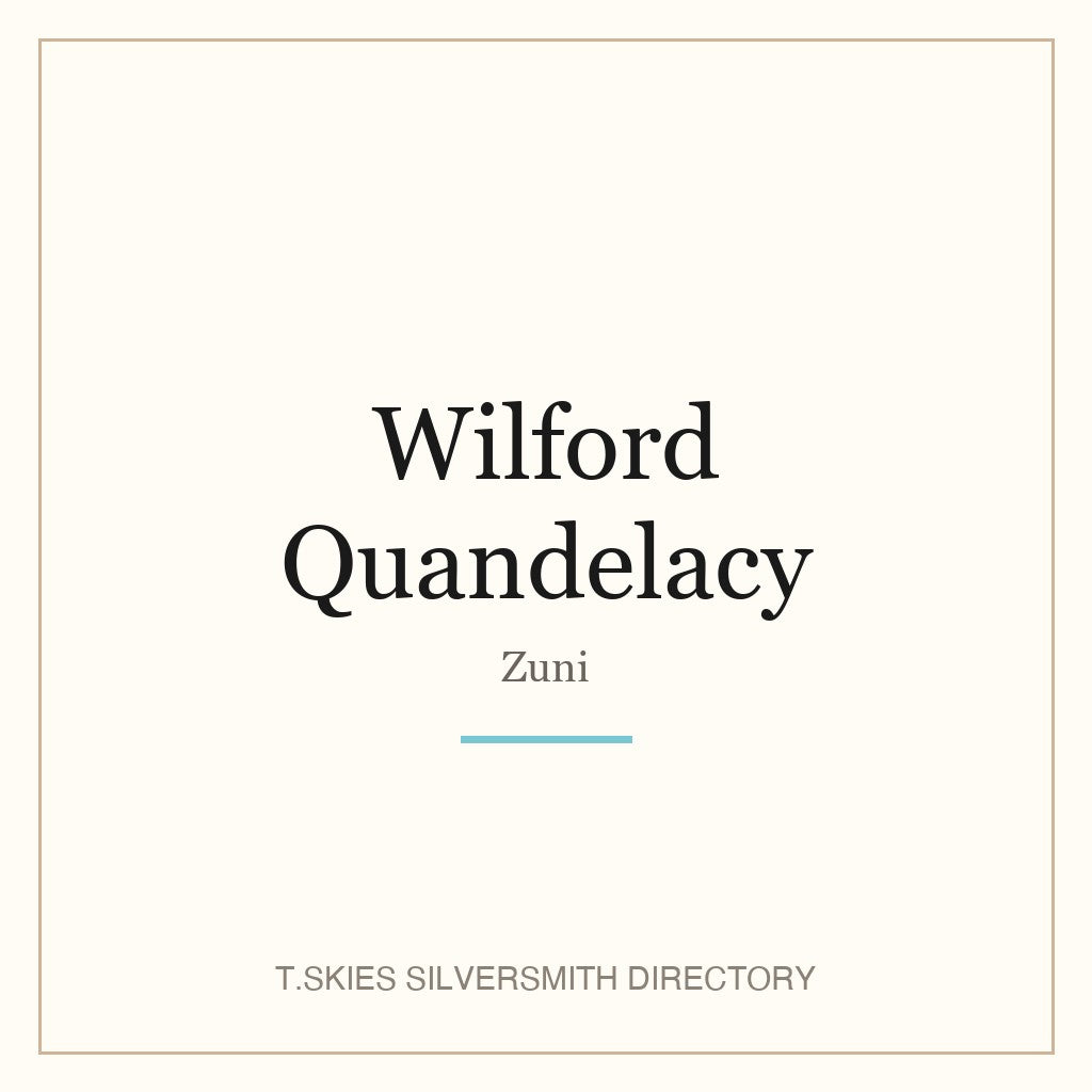 Wilford Quandelacy hallmark namecard